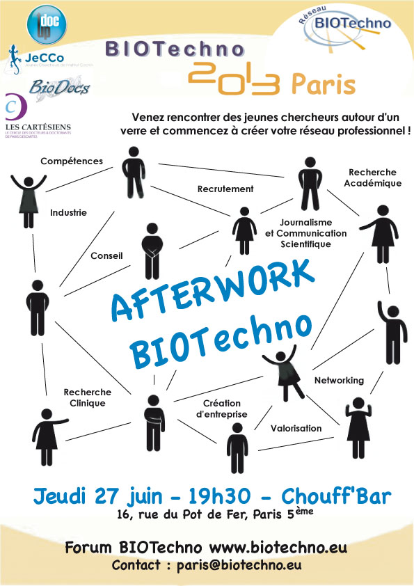 Affiche afterwork BIOTechno